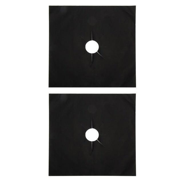 1/2/4pcs Stove Protector Cover Liner Non-Stick Aluminum Foil Dishwasher Safe Protective Foil Kitchen Accessories Dropshipping