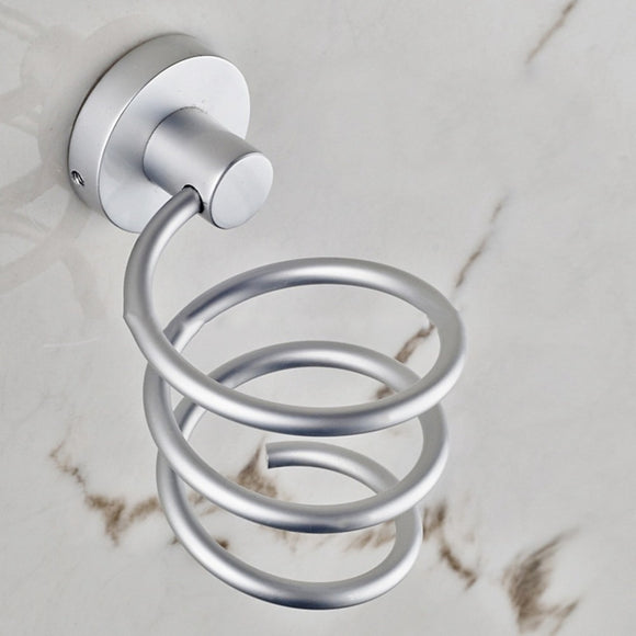 2018 Spiral Wall Mounted Hair Dryer Storage Organizer Rack Holder Hanger Using in Bathroom Salon Stylist Tool Drier Organize