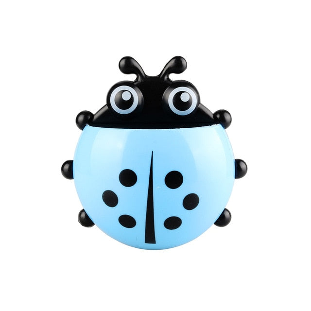 Ladybug bee Sucker Children Kids Toothbrush Holder Suction Hooks Toothbrush Wall Suction Bathroom Sets