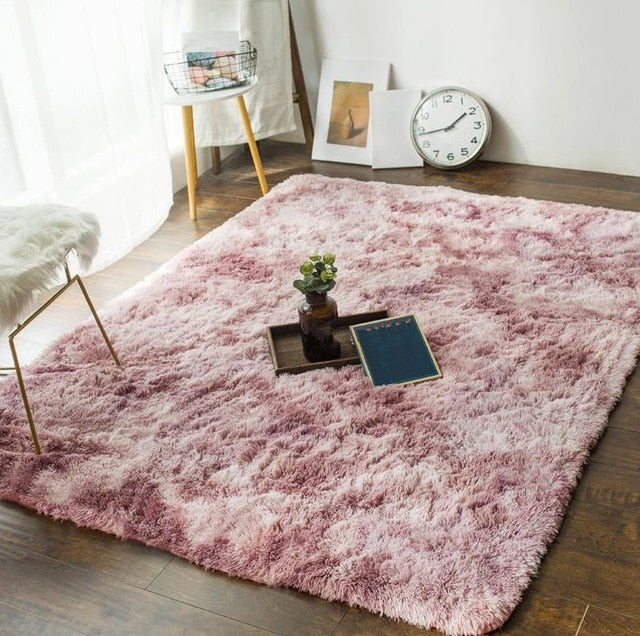 Motley Plush Carpets For Living Room Soft Fluffy Rug Home Decor Shaggy Carpet Bedroom Sofa Coffee Table Floor Mat Cloakroom Rugs