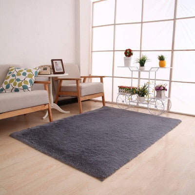 9 Colors Solid Rugs Pink Puple Carpet Thicker Bathroom Non-slip Mat Area rug for living room Soft Child Bedroom Mat Vloerkleed