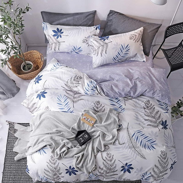Bedding Set luxury Wishing star month 3/4pcs Family Set Duvet Cover Pillowcase Boy Room flat bed sheet,No filler 2019 bed set