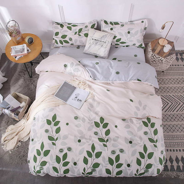 Bedding Set luxury Wishing star month 3/4pcs Family Set Duvet Cover Pillowcase Boy Room flat bed sheet,No filler 2019 bed set