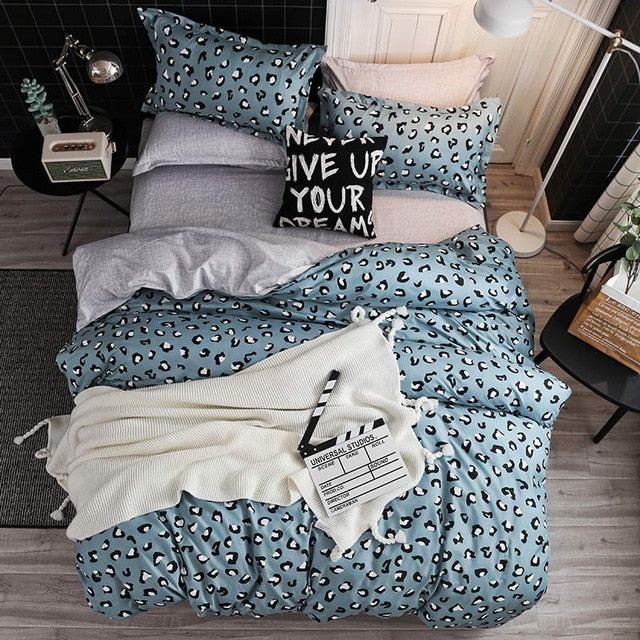 Bedding Set luxury Wishing star month 3/4pcs Family Set Duvet Cover Pillowcase Boy Room flat bed sheet,No filler 2019 bed set