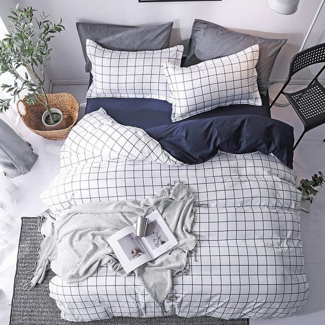 Bedding Set luxury Wishing star month 3/4pcs Family Set Duvet Cover Pillowcase Boy Room flat bed sheet,No filler 2019 bed set
