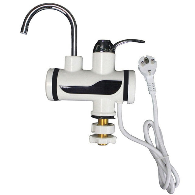 3000W Temperature Display Instant Hot Water Tap Tankless Electric Faucet Kitchen Instant Hot Faucet Water Heater Water Heating