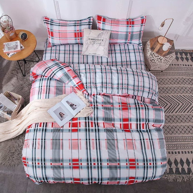 Bedding Set luxury Wishing star month 3/4pcs Family Set Duvet Cover Pillowcase Boy Room flat bed sheet,No filler 2019 bed set