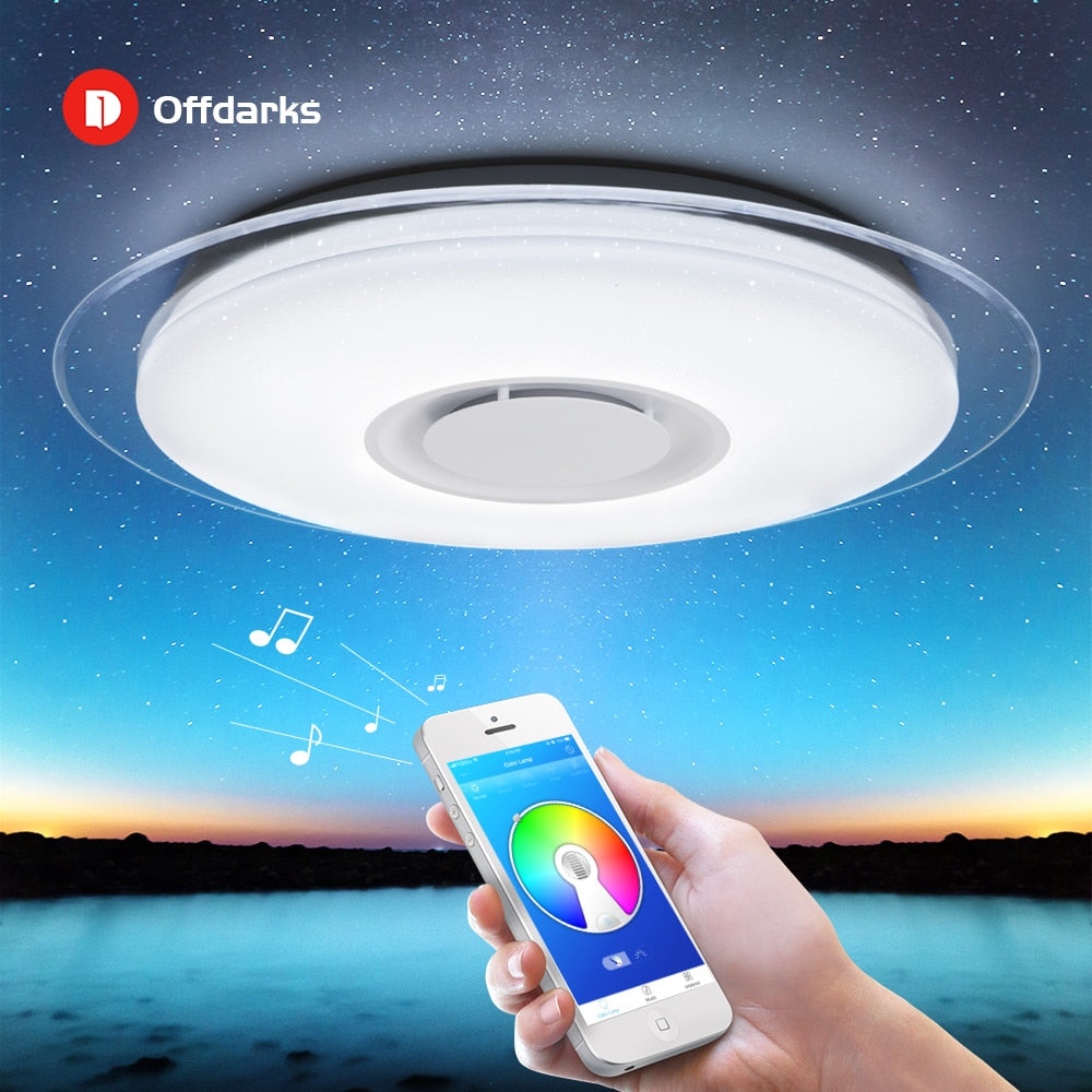 Modern LED ceiling Lights home lighing 25W 36W 52W APP Bluetooth Music light bedroom lamps Smart ceiling lamp