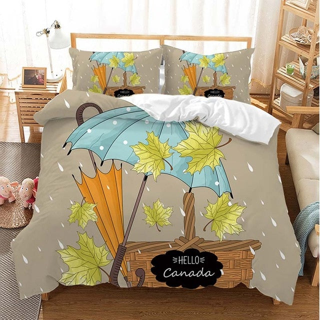 Yimeis Bedding Printing Bed Linen 3d Comfortable Queen Bedding Set BE37003