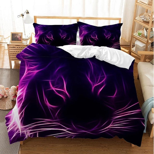 Yimeis Bedding Printing Bed Linen 3d Comfortable Queen Bedding Set BE37003