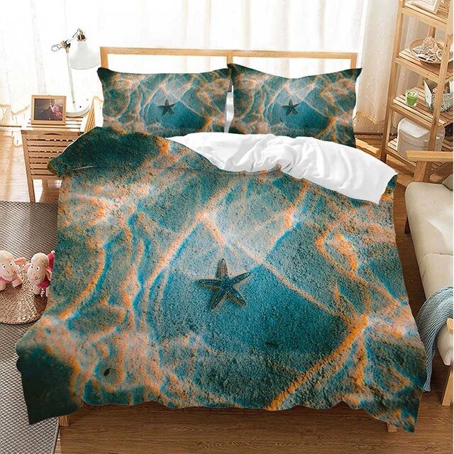 Yimeis Bedding Printing Bed Linen 3d Comfortable Queen Bedding Set BE37003