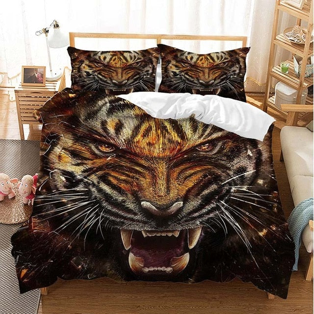 Yimeis Bedding Printing Bed Linen 3d Comfortable Queen Bedding Set BE37003