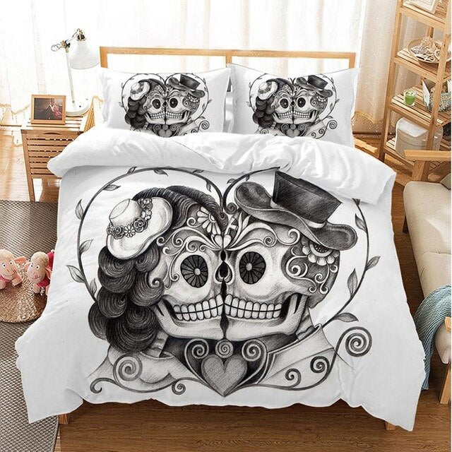 Yimeis Bedding Printing Bed Linen 3d Comfortable Queen Bedding Set BE37003
