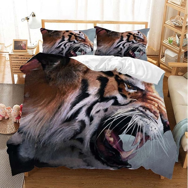 Yimeis Bedding Printing Bed Linen 3d Comfortable Queen Bedding Set BE37003