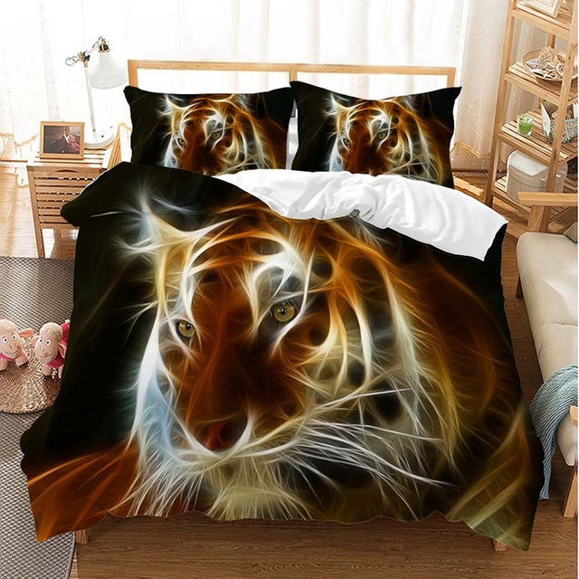 Yimeis Bedding Printing Bed Linen 3d Comfortable Queen Bedding Set BE37003