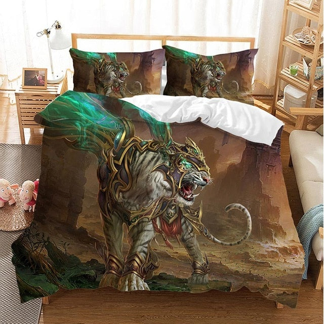 Yimeis Bedding Printing Bed Linen 3d Comfortable Queen Bedding Set BE37003