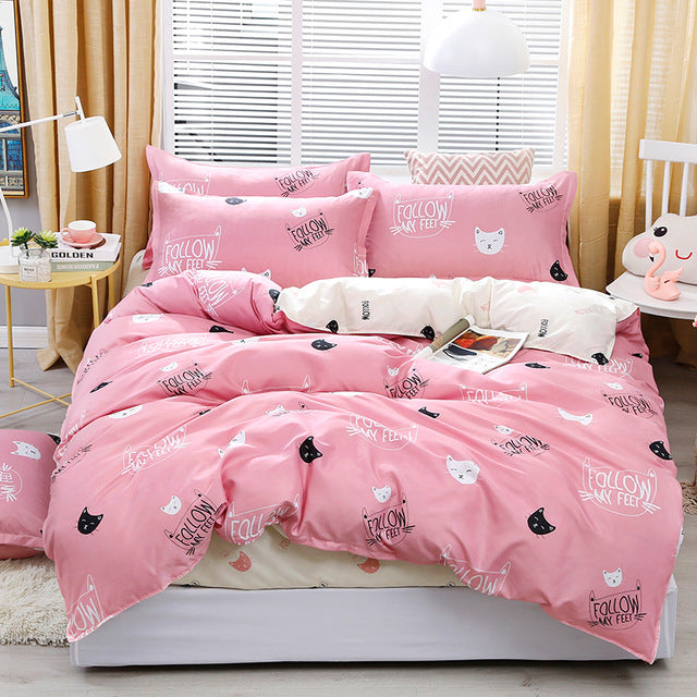 Solstice Home Textile Cartoon Polar bear Bedding Sets Children's Beddingset Bed Linen Duvet Cover Bed Sheet Pillowcase/bed Sets