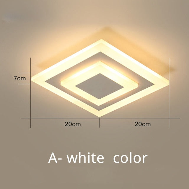 Ceiling Light Modern LED corridor Lamp For bathroom living room round square lighting Home Decorative Fixtures