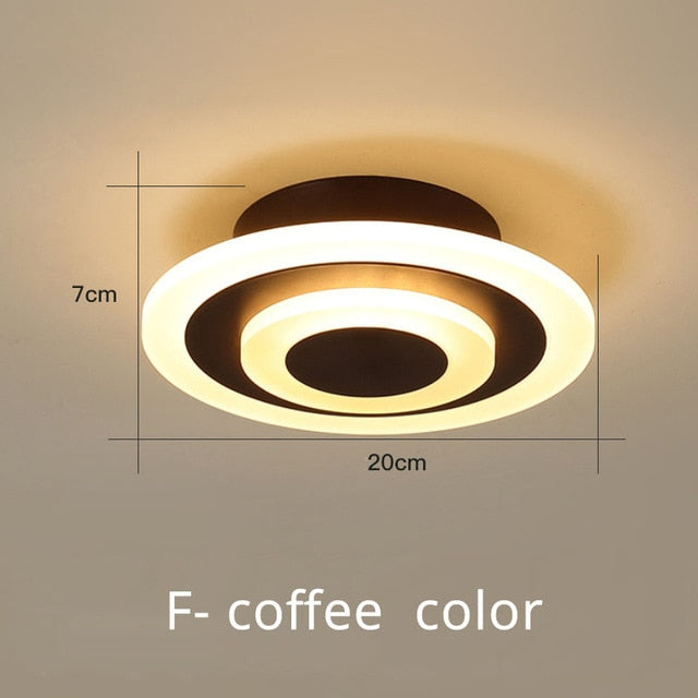 Ceiling Light Modern LED corridor Lamp For bathroom living room round square lighting Home Decorative Fixtures