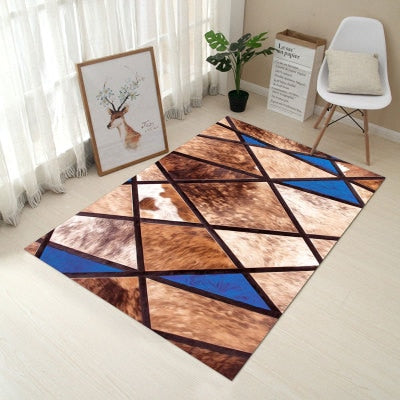 80*120cm Creative Europe Type 3D Printing Carpet  Hallway Doormat Anti - Slip Bathroom Carpet Absorb Water Kitchen Mat/Rug