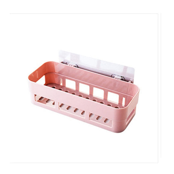 LanLan Bathroom Shelf Adhesive Badkamer Rek Storage Rack Corner Shower Shelf Kitchen Home Decoration Bathroom Accessories