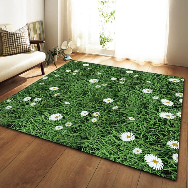 Nordic Carpets Soft Flannel 3D Printed Area Rugs Parlor Galaxy Space Mat Rugs Anti-slip Large Rug Carpet for Living Room Decor