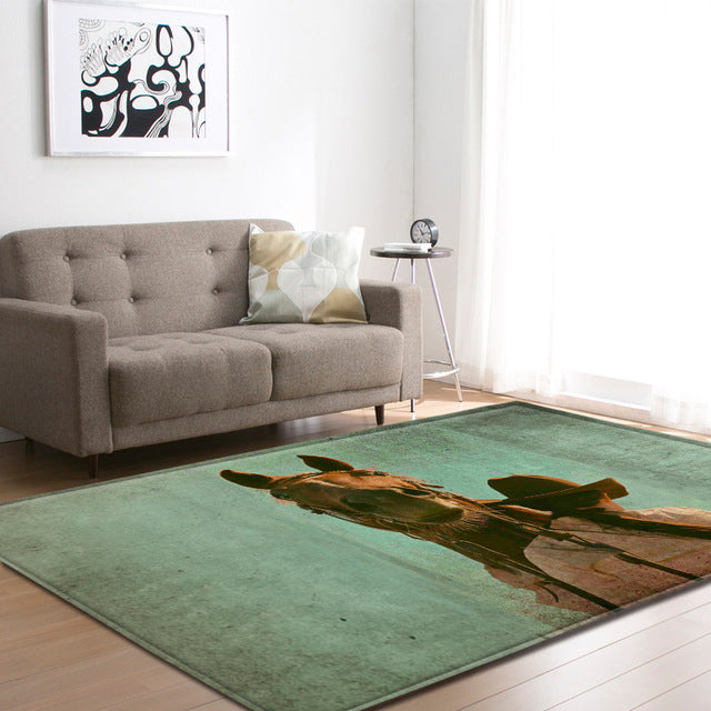 Nordic Carpets Soft Flannel 3D Printed Area Rugs Parlor Galaxy Space Mat Rugs Anti-slip Large Rug Carpet for Living Room Decor