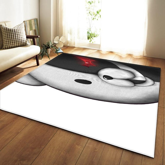 Nordic 3D Unicorn Carpets Cartoon Animal Bedroom Kids Play Mat Soft Flannel Memory Foam Big Area Rugs Carpet for Living Room