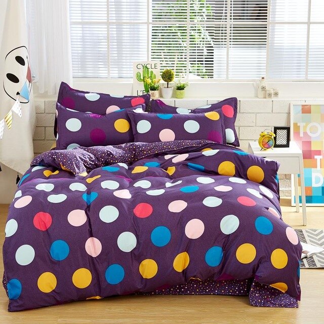 bedding sets cotton set Reactive Printing hot sale comforter bed set Queen full size 4 pcs