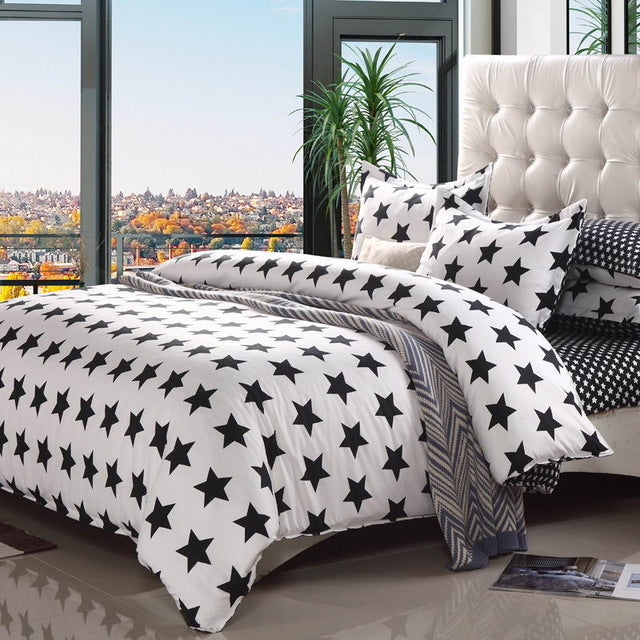 bedding sets cotton set Reactive Printing hot sale comforter bed set Queen full size 4 pcs