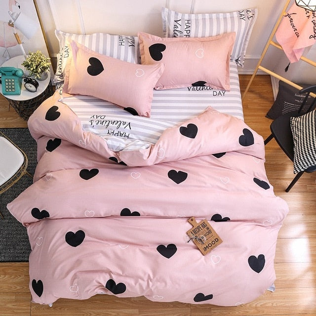 Solstice Home Textile Cartoon Polar bear Bedding Sets Children's Beddingset Bed Linen Duvet Cover Bed Sheet Pillowcase/bed Sets