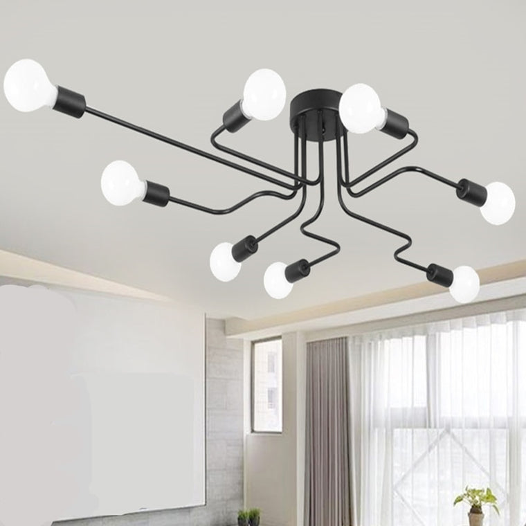 Ceiling Lights Luminaria Led Ceiling Lamp Light  Vintage Industrial Loft Home Lighting Fixture For Living Room Lamparas De Techo