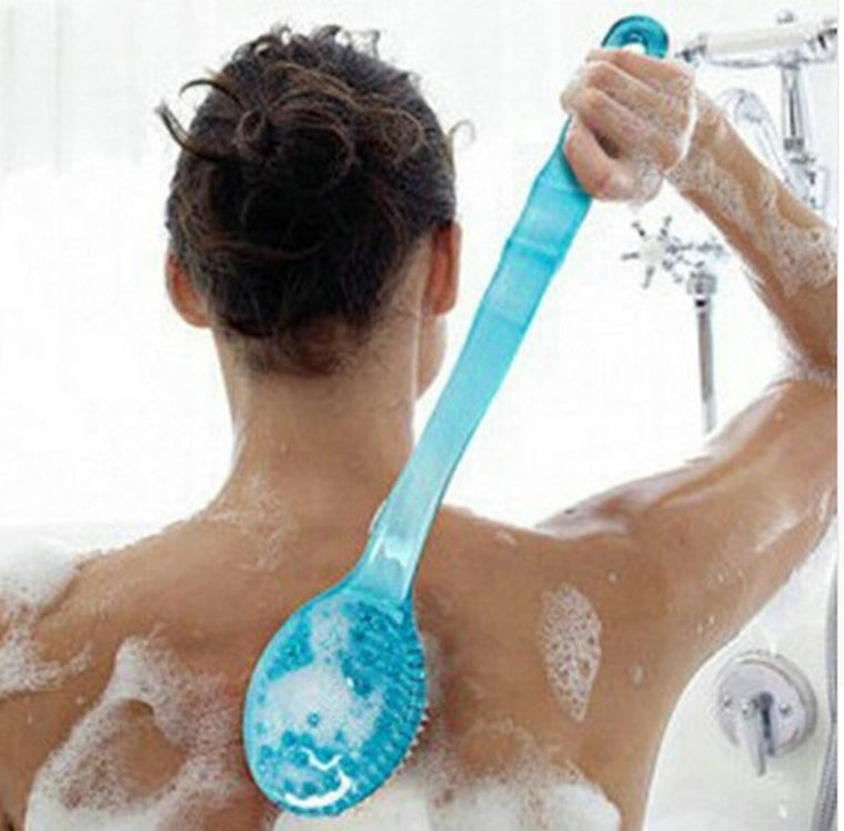 Long Handle Bath Brush Massager Brush Scrub Skin Care Shower Exfoliation Brush Reach Feet Bathroom Products Bathroom Accessories