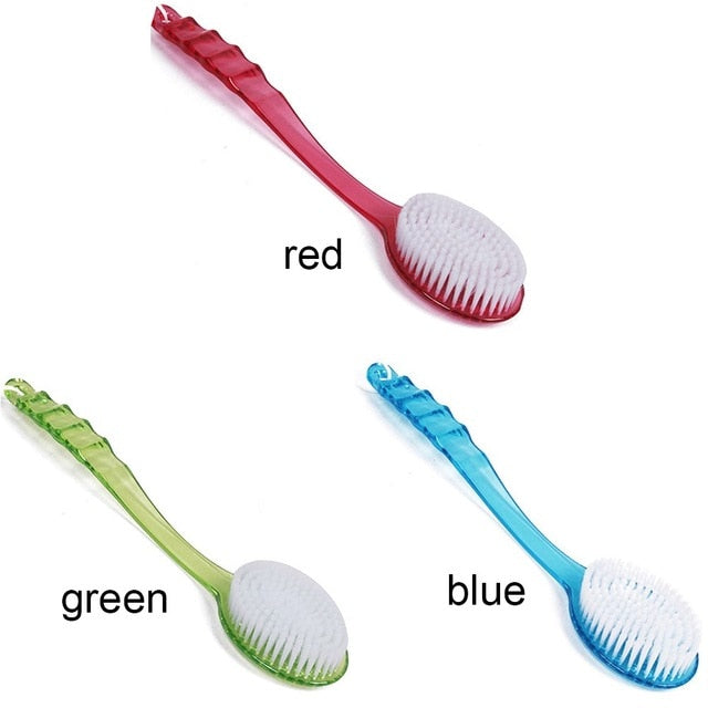 Long Handle Bath Brush Massager Brush Scrub Skin Care Shower Exfoliation Brush Reach Feet Bathroom Products Bathroom Accessories