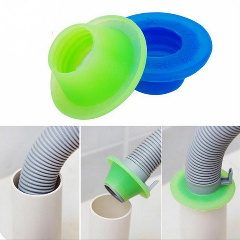 1pcs Bathroom Sewer Pipe Pest Anti-odor Deodorant Silica Gel Seal Ring Washing Machine Pool Floor Drain Sealing Plug