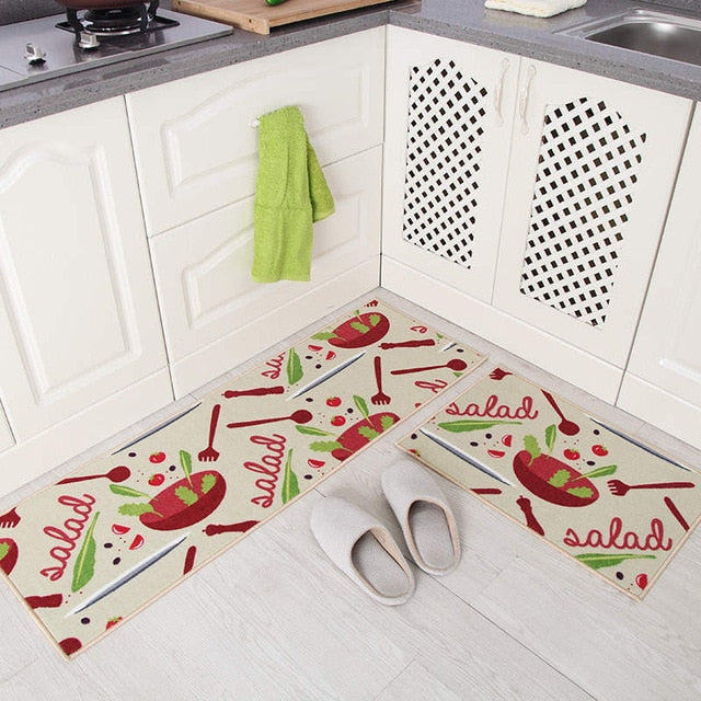 Long Kitchen Mat Bath Carpet Floor Mat Home Entrance Doormat Tapete Absorbent Bedroom Living Room Floor Mats Modern Kitchen Rug