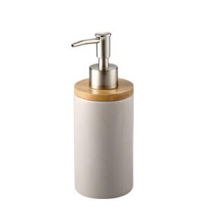 WSHYUFEI Promotion Bathroom set Ceramics Mouth cup Toothbrush holder Lotion bottle For toothpaste Bamboo Storage board