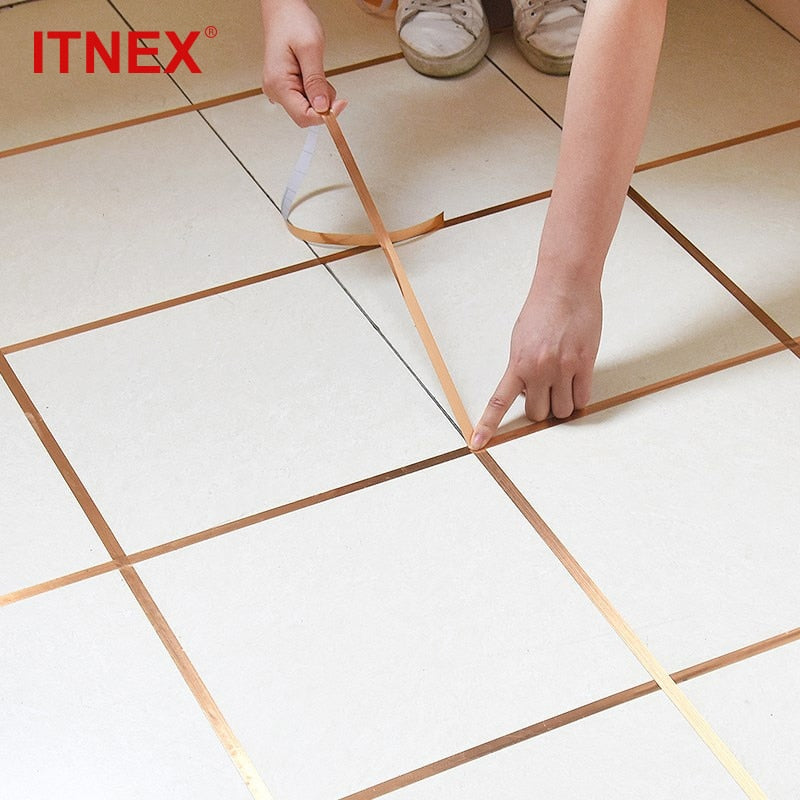 ITNEX 50meters Bathroom Accessories Sets Wall Sealing Tape Waterproof gap sealing tape Strip Adhesive Floor tile Home Decoration