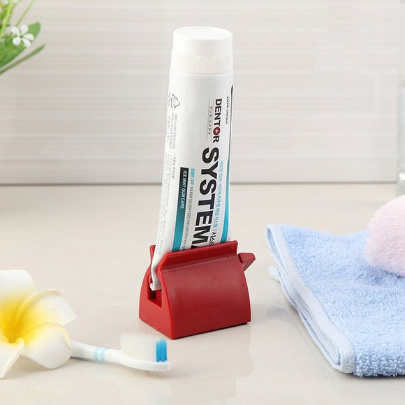 1PC Rolling Tube Toothpaste Squeezer Dispenser Toothpaste Seat Holder Stand Roller Bathroom Set Accessories