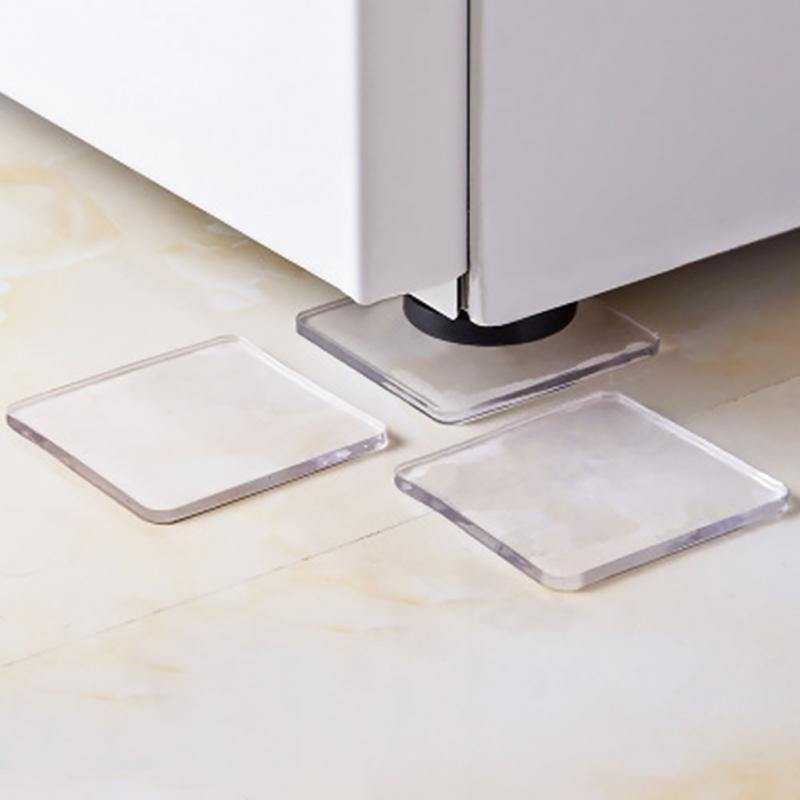 4PCS/Set Washing Machine Silicone Pad Portable Anti Vibration Non-Slip Mat