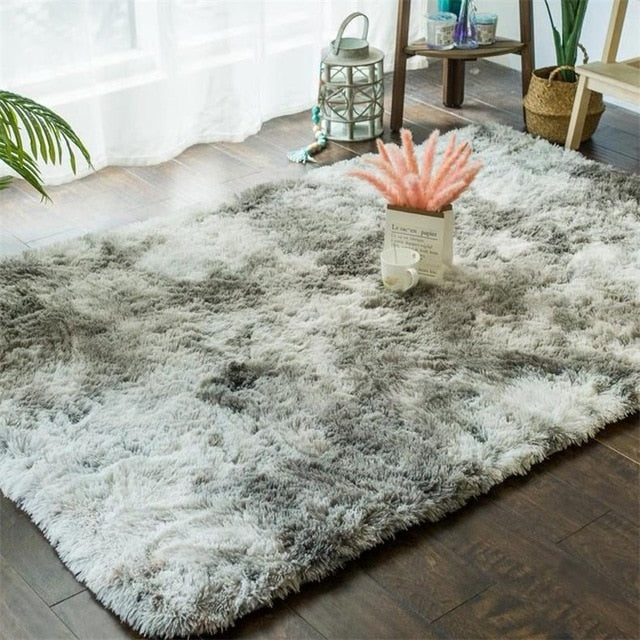 Motley Plush Carpets For Living Room Soft Fluffy Rug Home Decor Shaggy Carpet Bedroom Sofa Coffee Table Floor Mat Cloakroom Rugs