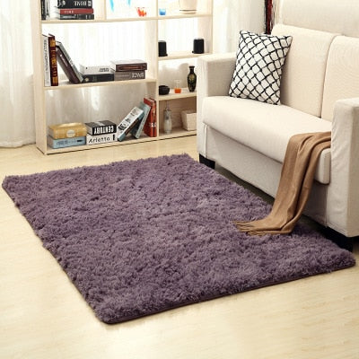 9 Colors Solid Rugs Pink Puple Carpet Thicker Bathroom Non-slip Mat Area rug for living room Soft Child Bedroom Mat Vloerkleed