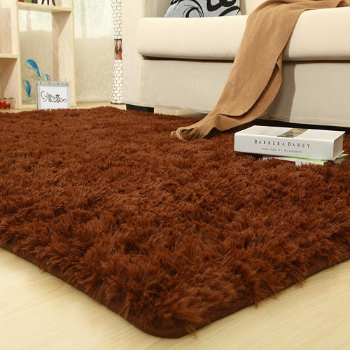 9 Colors Solid Rugs Pink Puple Carpet Thicker Bathroom Non-slip Mat Area rug for living room Soft Child Bedroom Mat Vloerkleed