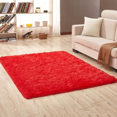 9 Colors Solid Rugs Pink Puple Carpet Thicker Bathroom Non-slip Mat Area rug for living room Soft Child Bedroom Mat Vloerkleed
