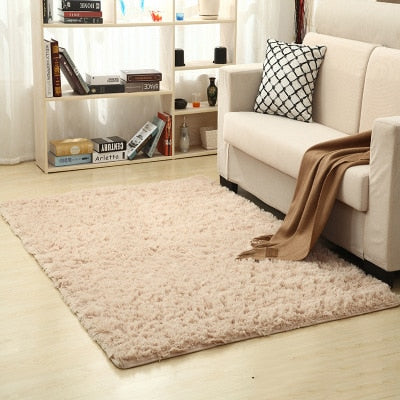 9 Colors Solid Rugs Pink Puple Carpet Thicker Bathroom Non-slip Mat Area rug for living room Soft Child Bedroom Mat Vloerkleed