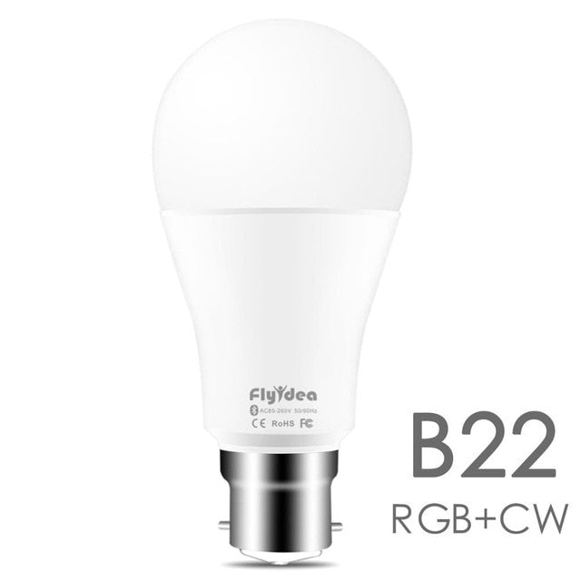 New Wireless Bluetooth Smart Bulb LED 10W RGB Magic Lamp E27 Color Change Light Bulb Smart Home Lighting Compatible IOS /Android