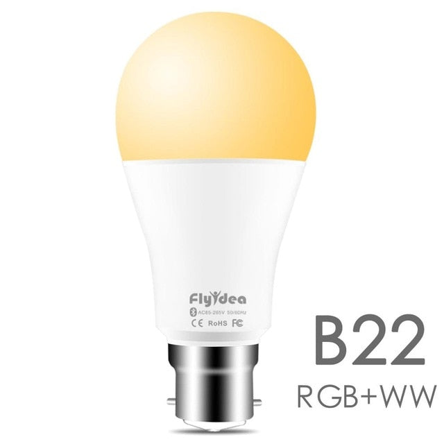 New Wireless Bluetooth Smart Bulb LED 10W RGB Magic Lamp E27 Color Change Light Bulb Smart Home Lighting Compatible IOS /Android